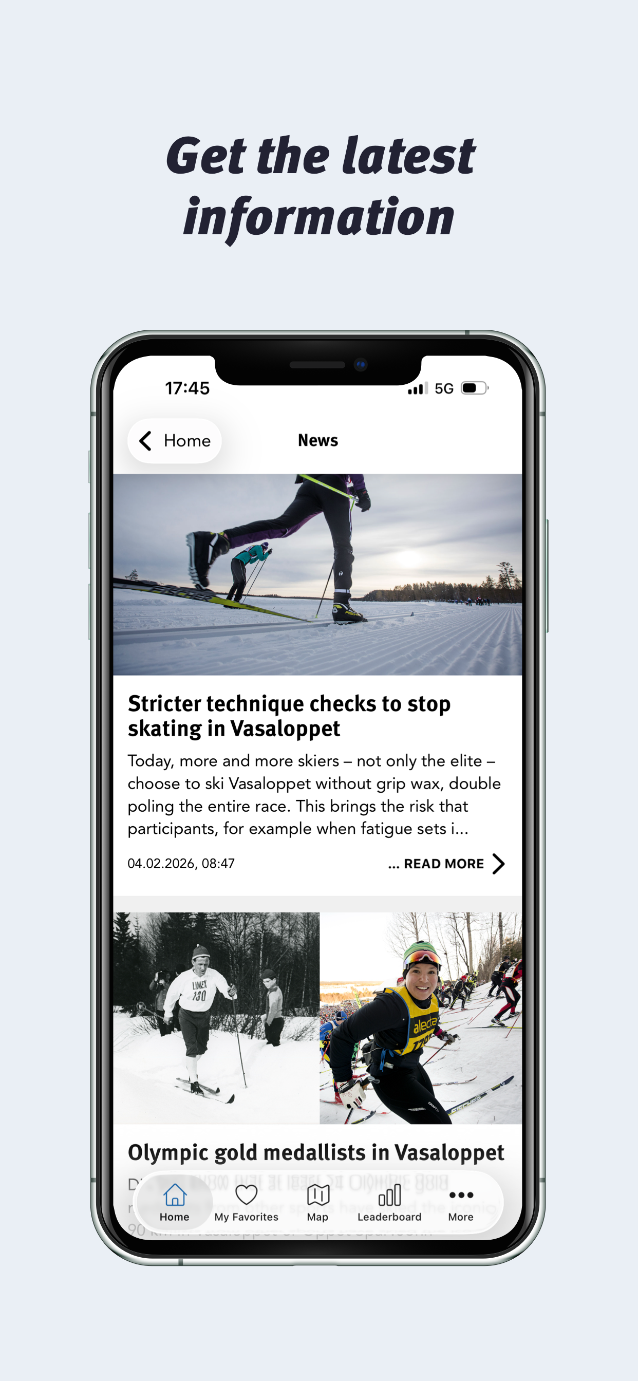 The official Vasaloppet app