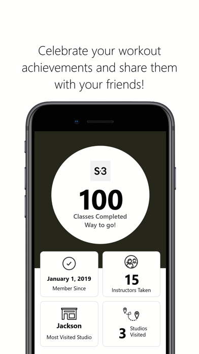 Studio 3 Pilates iPhone screenshot 6 - Health & Fitness app