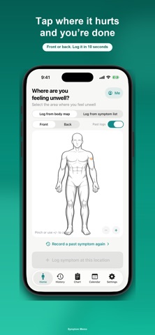 Symptom Memo: Pain Tracker Screenshot 1 of 6