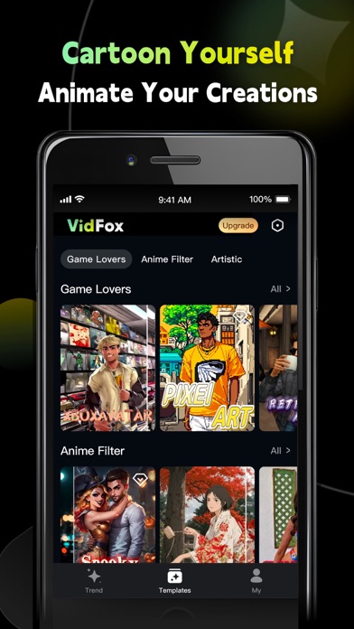 VidFox: Al Video&lmage Maker iPhone screenshot 8 - Photo & Video app