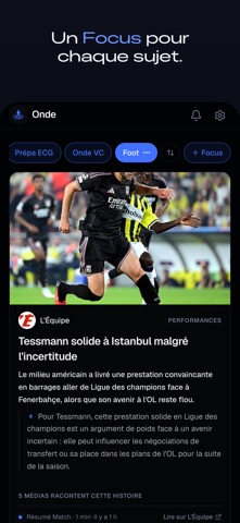 Onde — News iPhone screenshot
