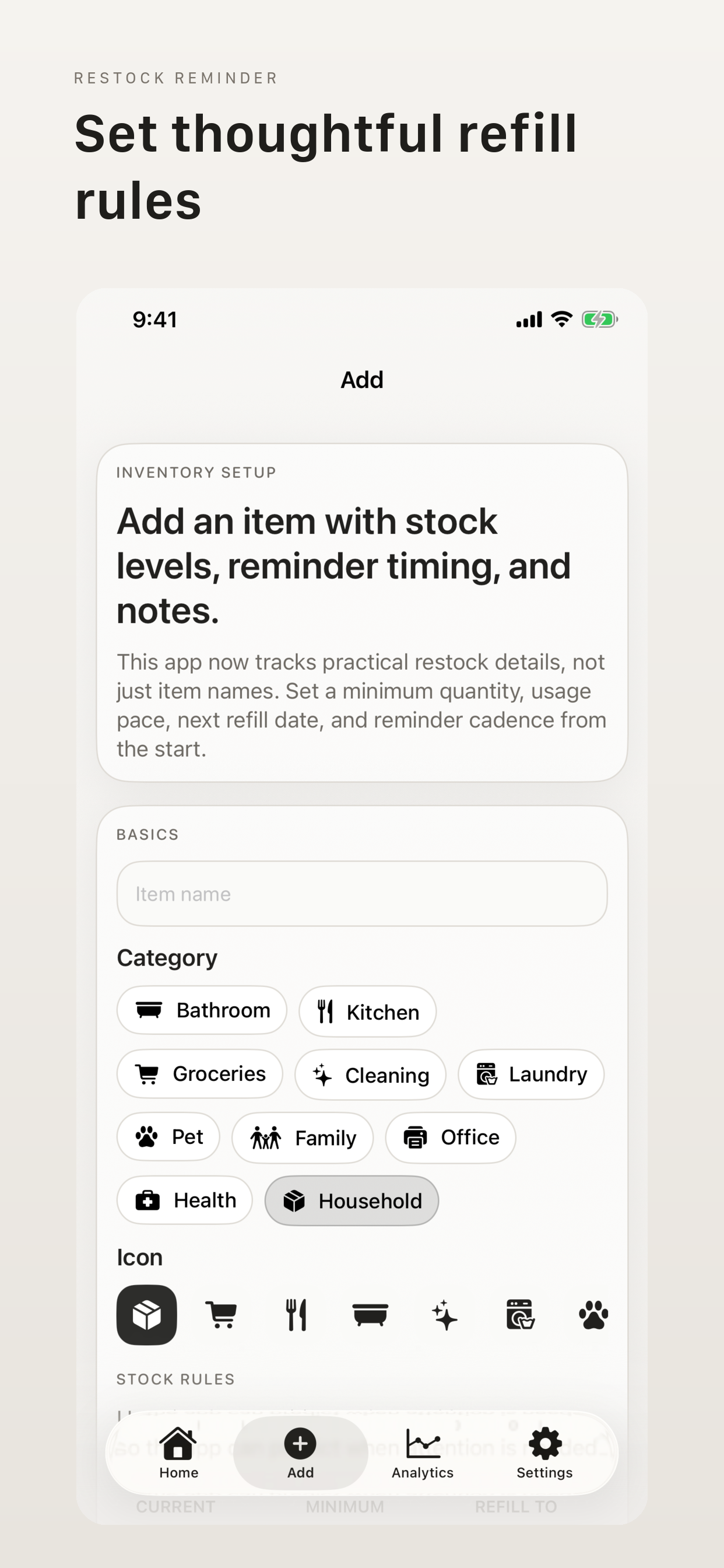 Restock Reminder screenshot 4