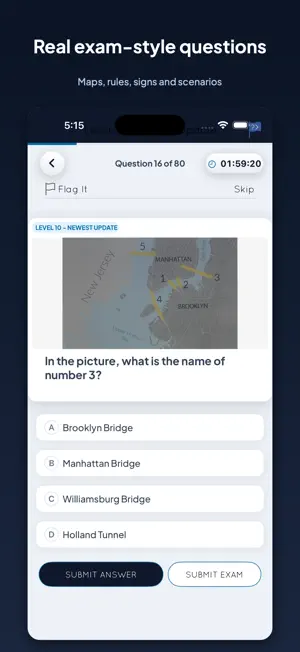 TLC Practice exam 2.0 screenshot 3