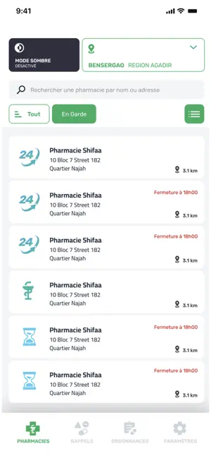 Degarde - pharmacie de garde screenshot 2