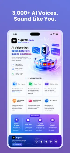 YupVox - Text To Speech screenshot 1