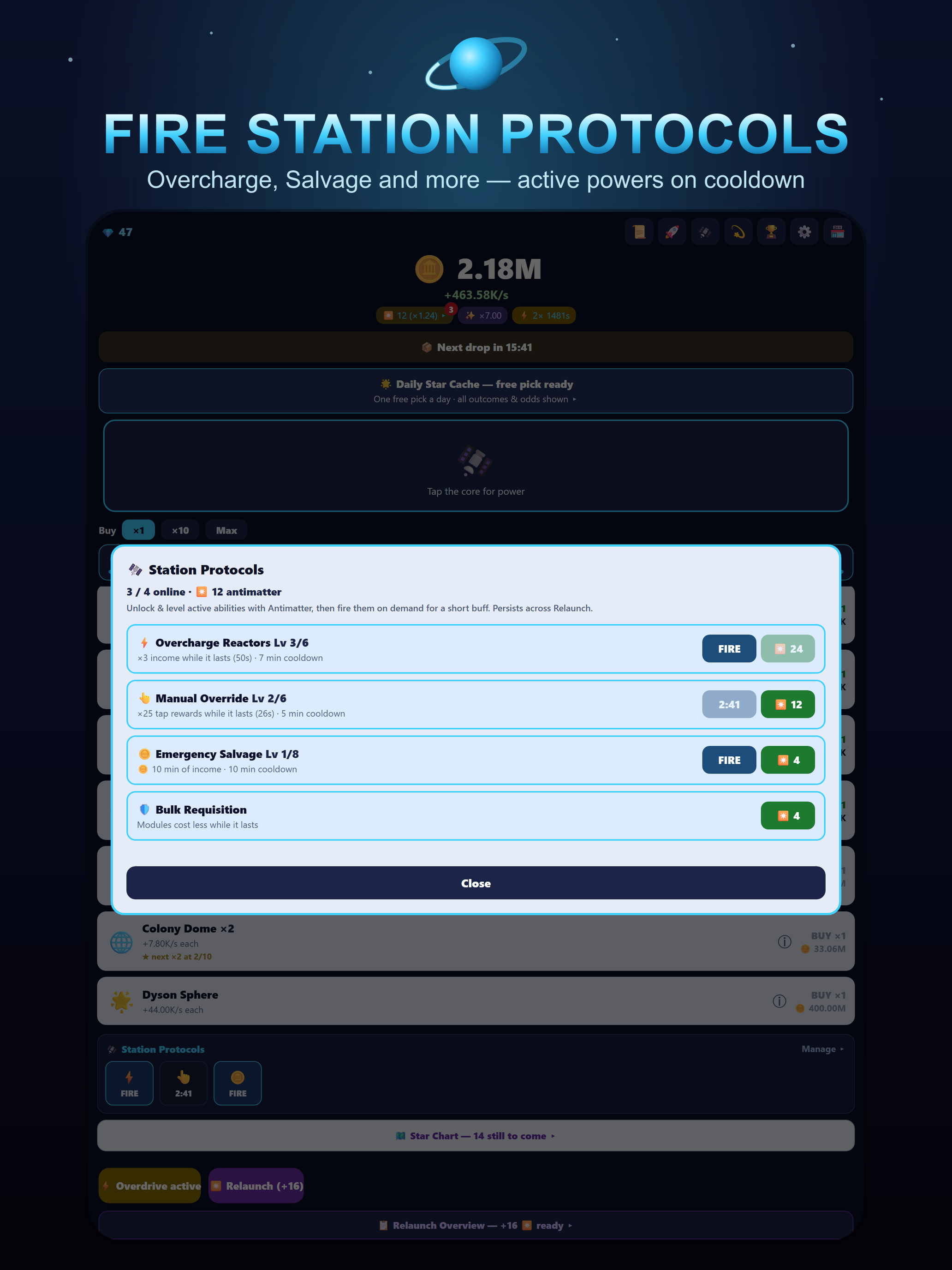 Idle Space Station Tycoon Game screenshot 14