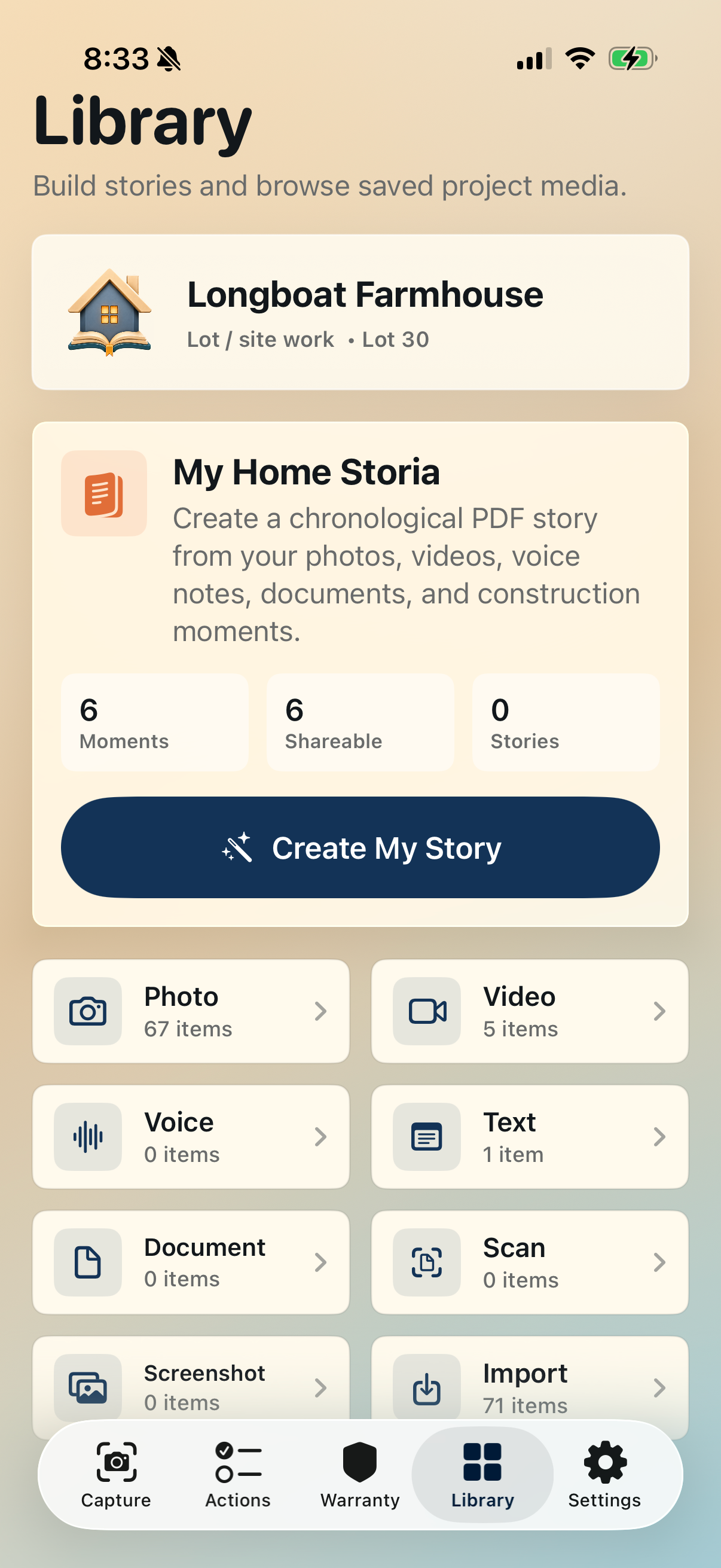 Home Storia: Build Journal screenshot 9