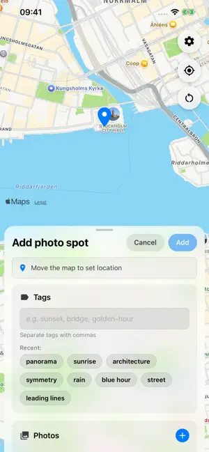 Unshot - Photo Spot Tracker screenshot 2