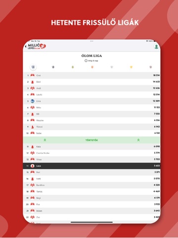 MillióLépés App Store preview screenshot 15