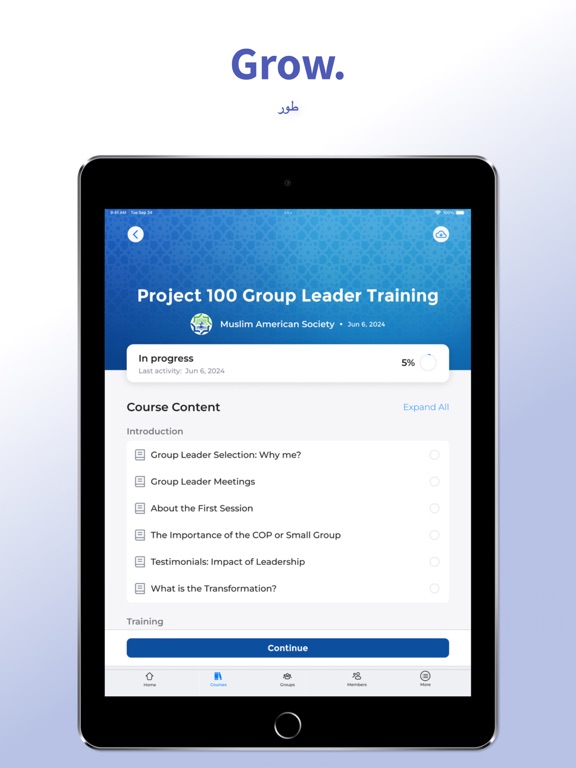 MAS TYM iPad screenshot 1 - Education app