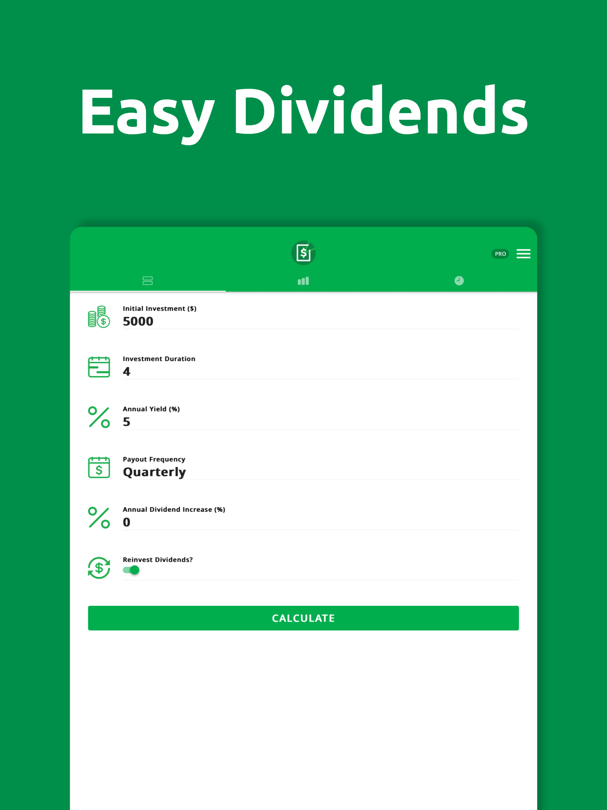 Dividend Calculator - DiviCalc