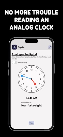 Dysia: copilot dyscalculia iPhone screenshot