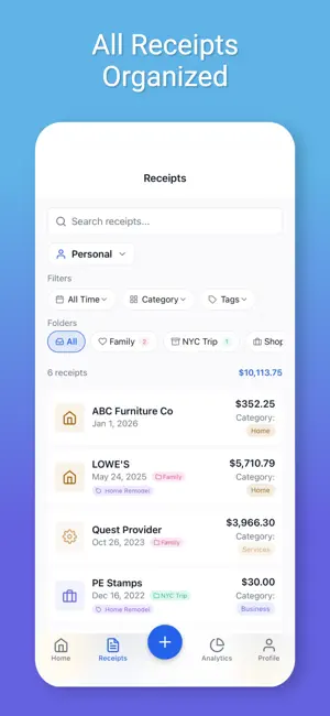 Receipt Ledger screenshot 4