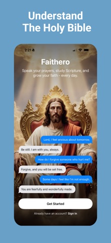 Faithero: Bible Chat & Prayer Screenshot 1 of 6