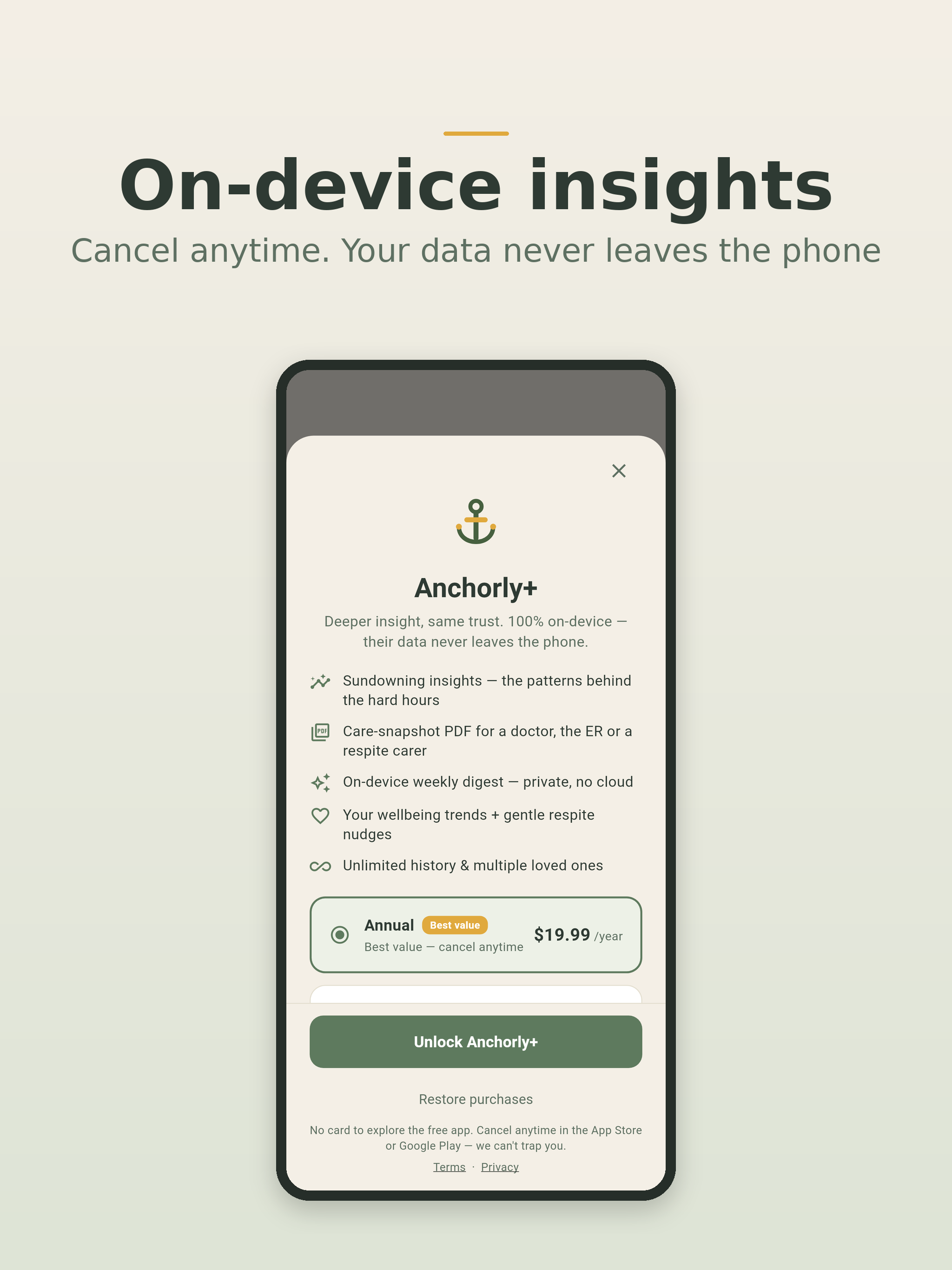 Anchorly: Dementia Caregiver screenshot 9