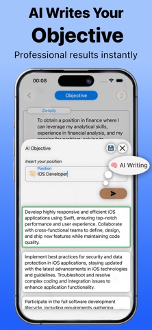 Make Resume - AI CV Editor screenshot