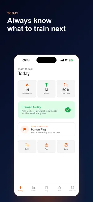 Calisthenics Workout Log screenshot 1