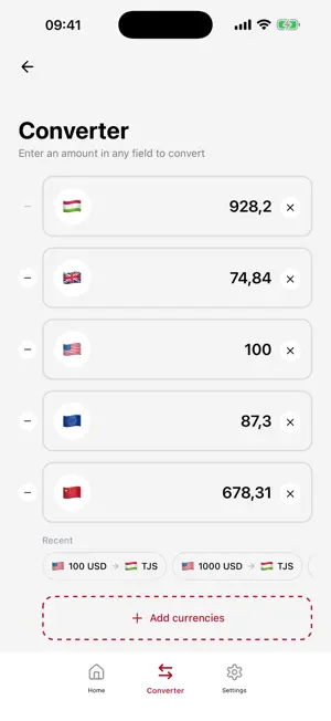 Exchange Rates Tajikistan screenshot 4
