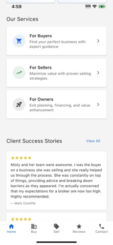 Grand Business Brokers iPhone screenshot