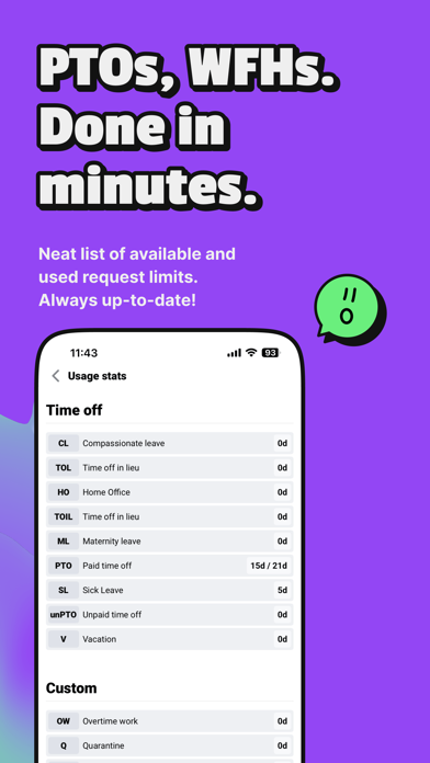 Unrubble: your work life iPhone screenshot 6 - Productivity app