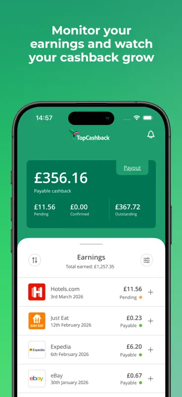 TopCashback: Cashback Deals screenshot 4 of 6