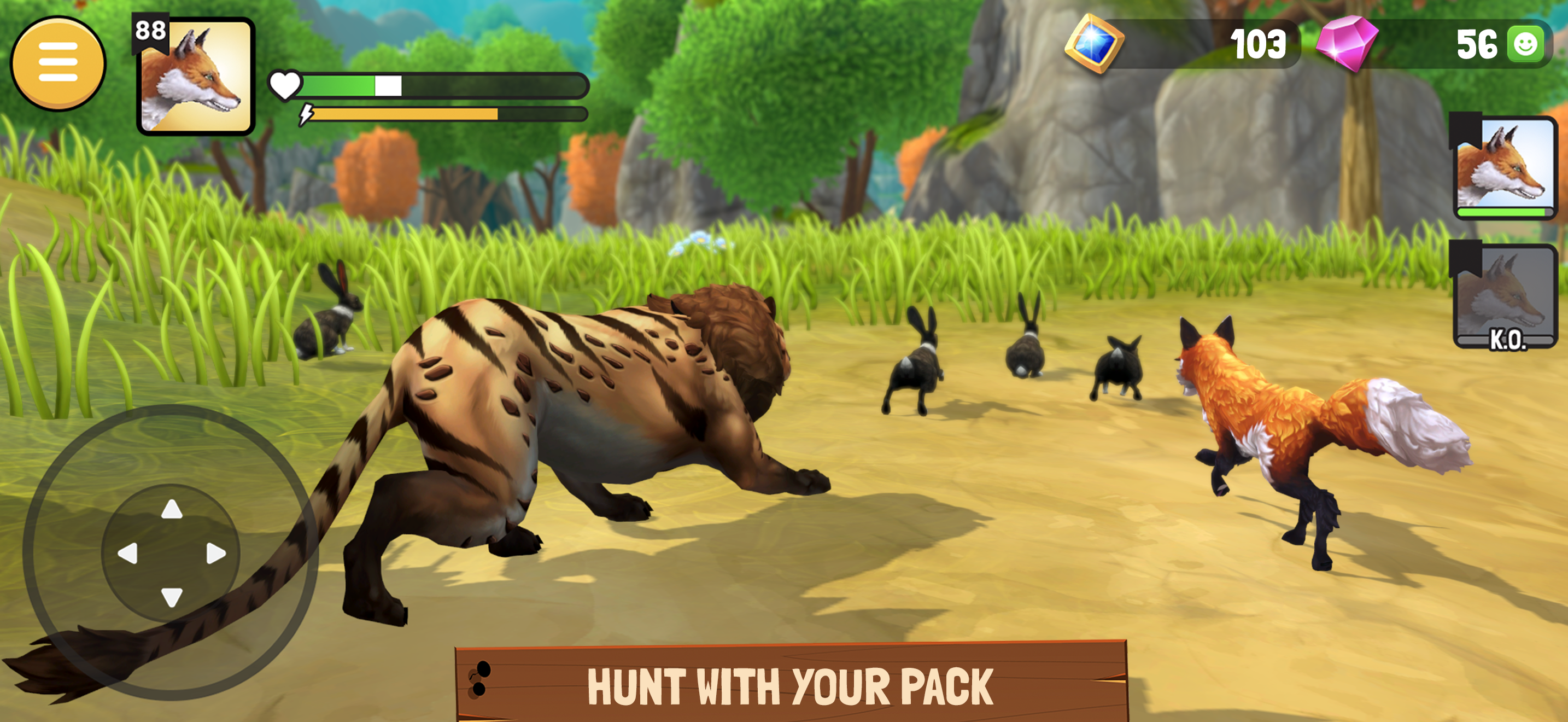 Animal Kingdoms: Wolf Sim MMO