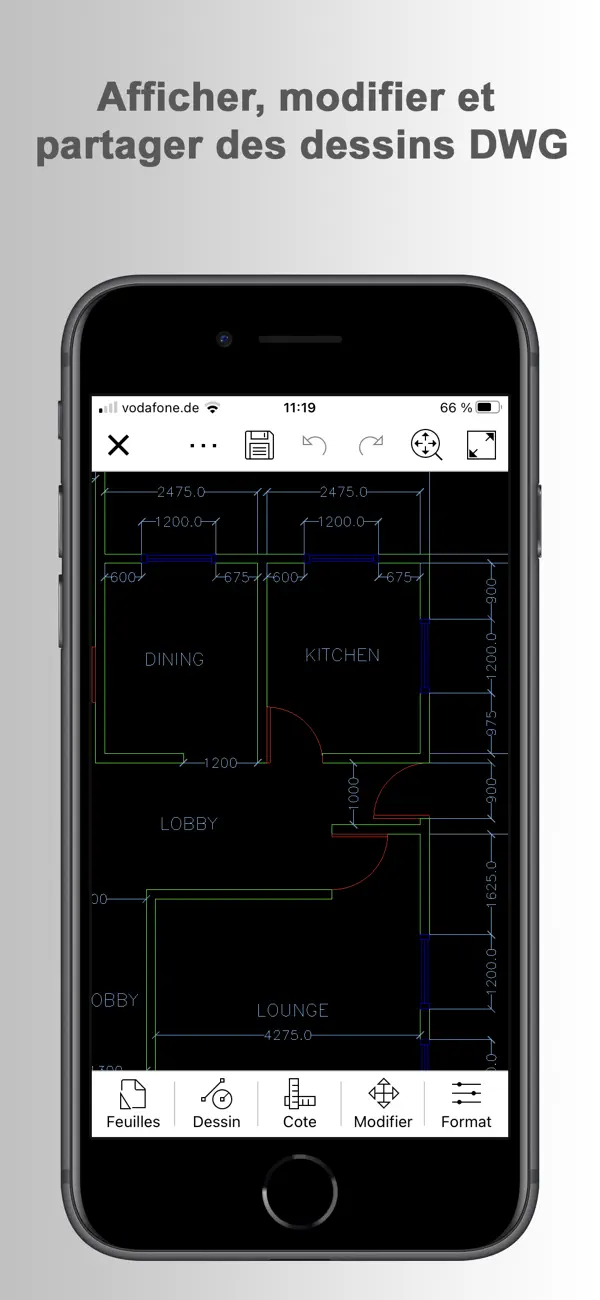 Screenshot #1 pour biiCADo Mobile - CAD App