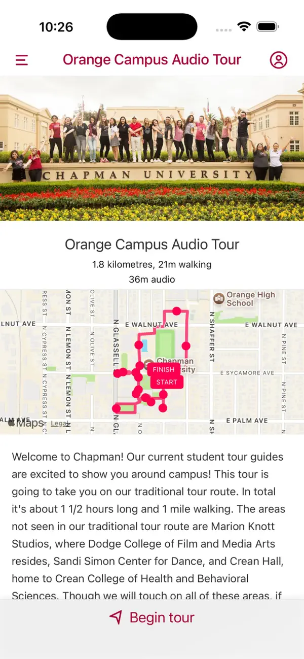 Screenshot #2 pour Chapman University Visitors