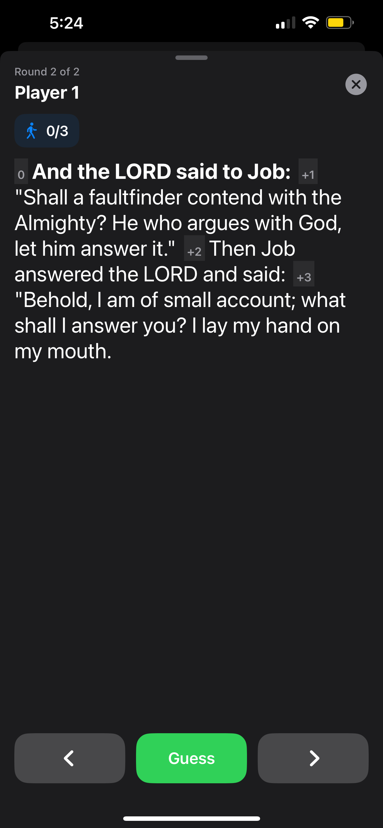 Guess The Bible Reference screenshot 2
