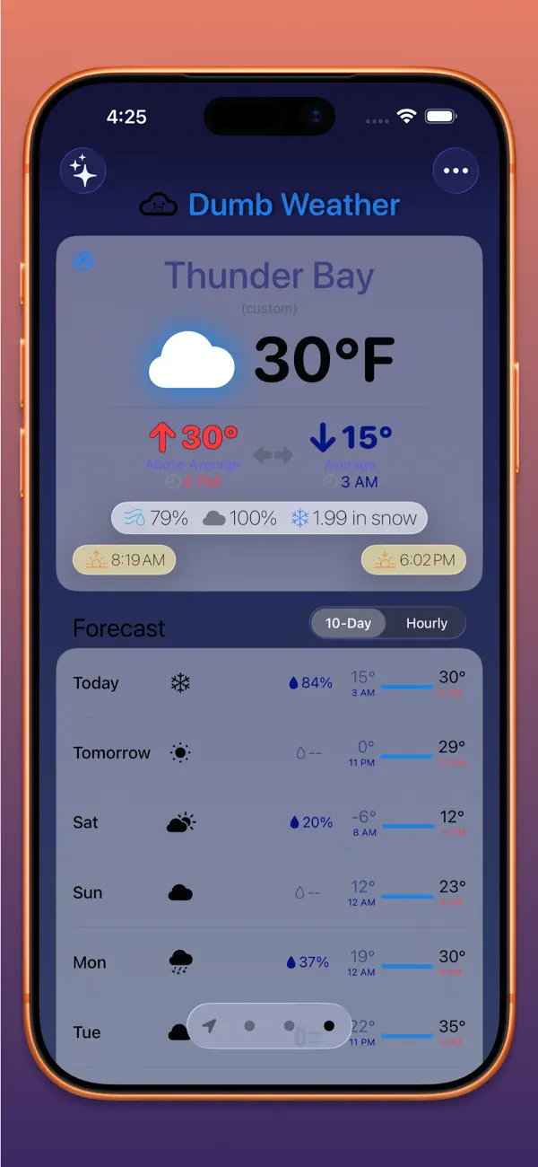 Dumb Weather Screenshot 3