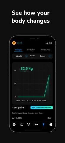 Gainflow: Gym & Run Tracker Screenshot 4 of 9