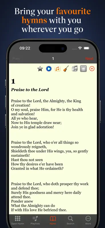 Advent Hymnal screenshot 1 of 9