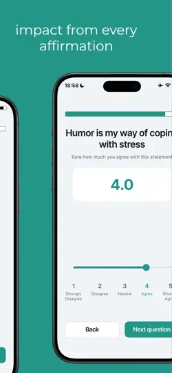 Скриншот AffirMates на iPhone 3