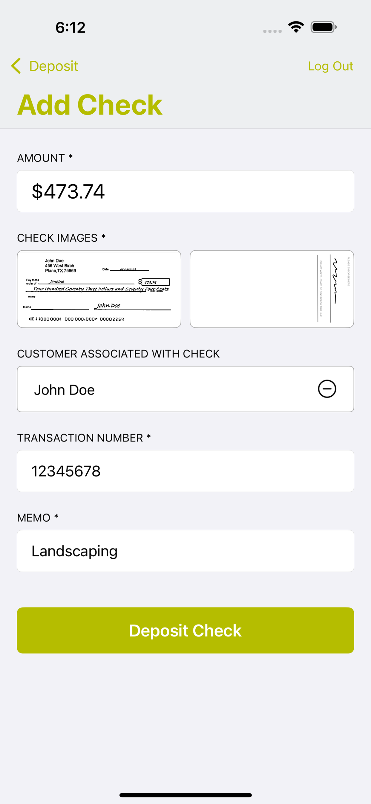Business Mobile Deposit screenshot 4