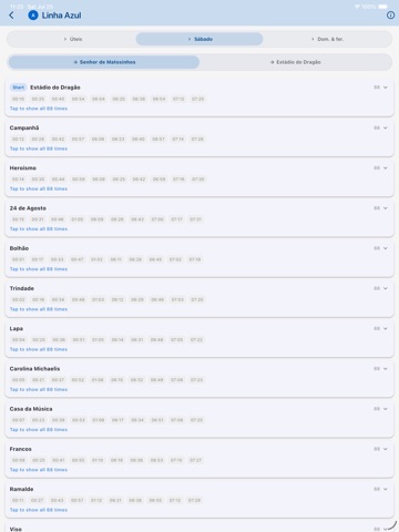 Metro Porto iPad screenshot