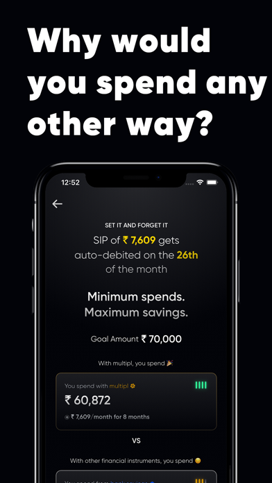 Multipl: Invest For Spends Screenshot