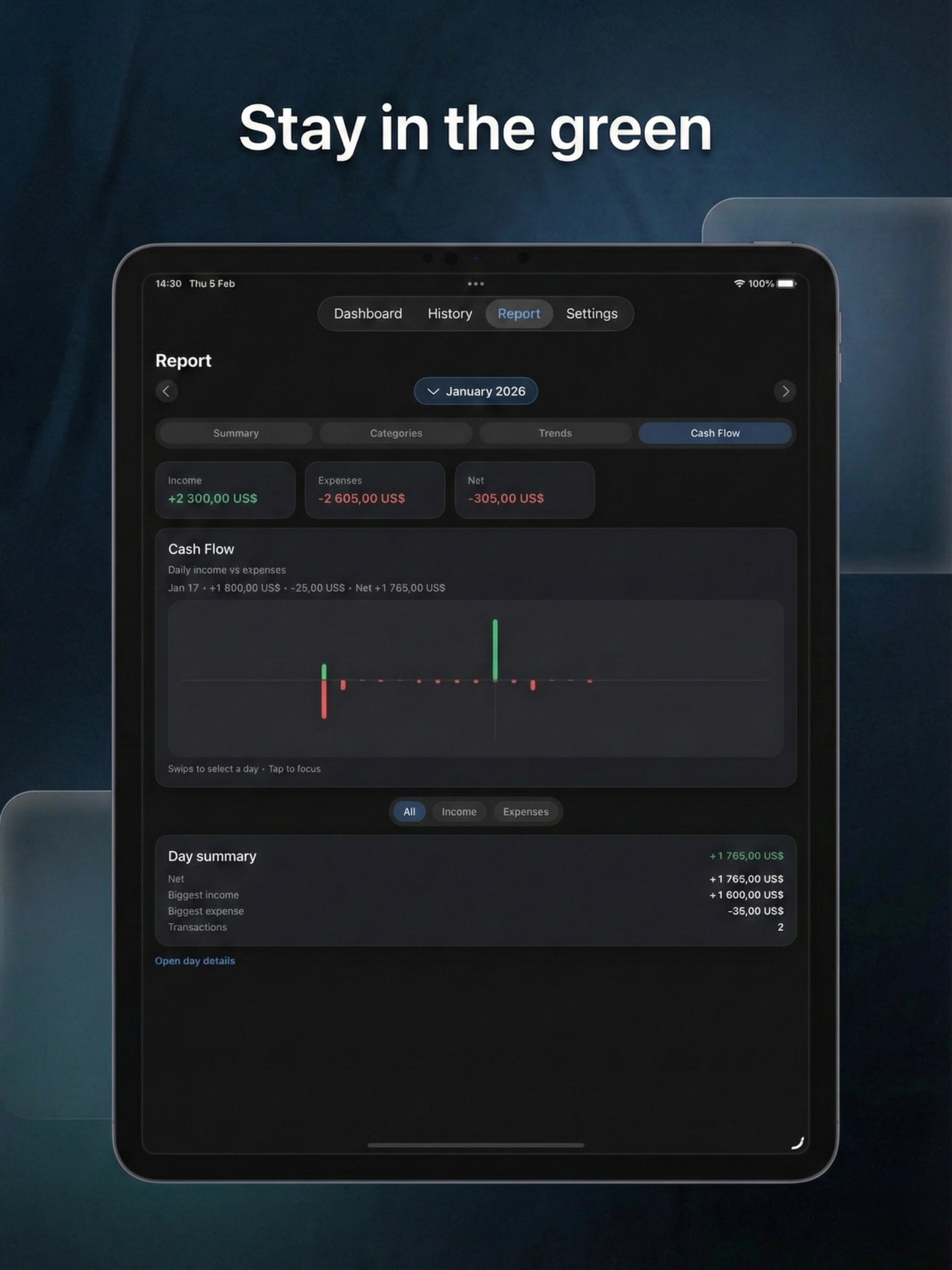 Spending Tracker: Stash Flow