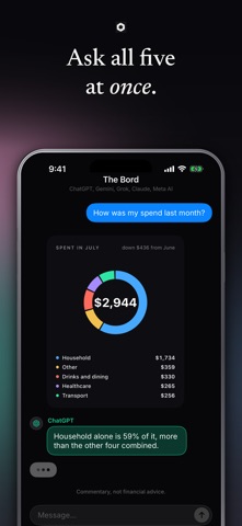 Bord: Money & Budget Tracker iPhone screenshot