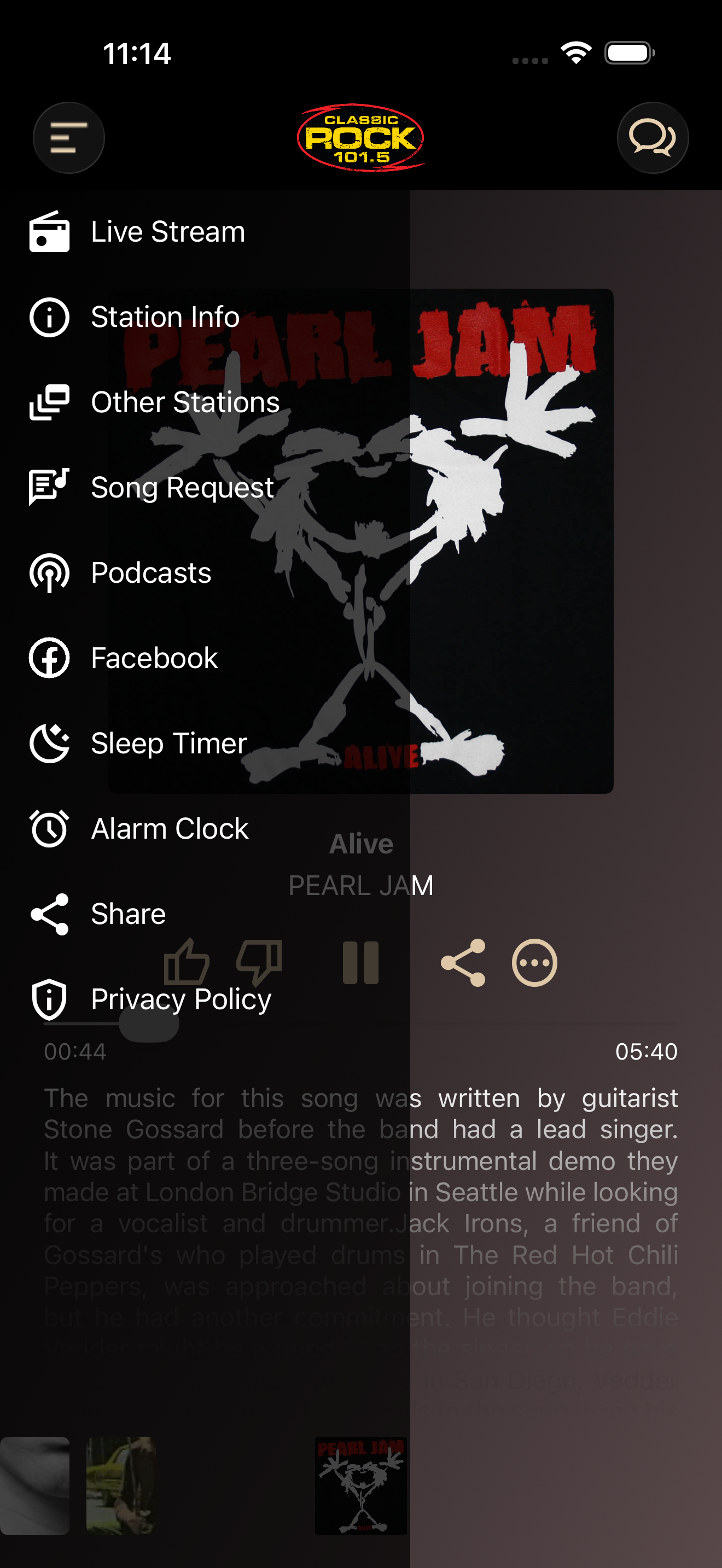 Rock 101.5 screenshot 3