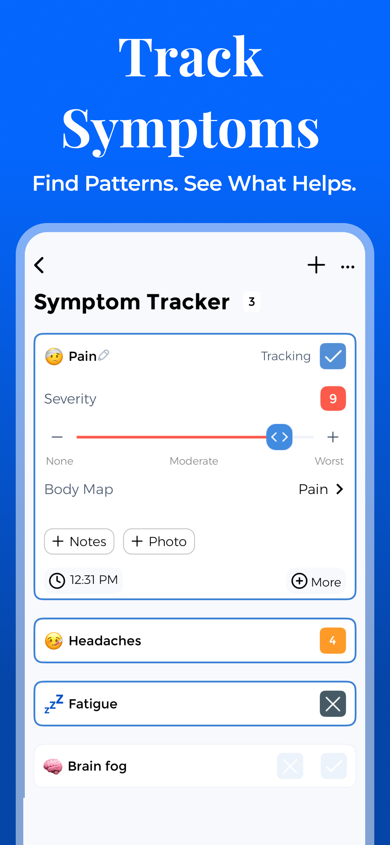 Tracker, Reminder - CareClinic