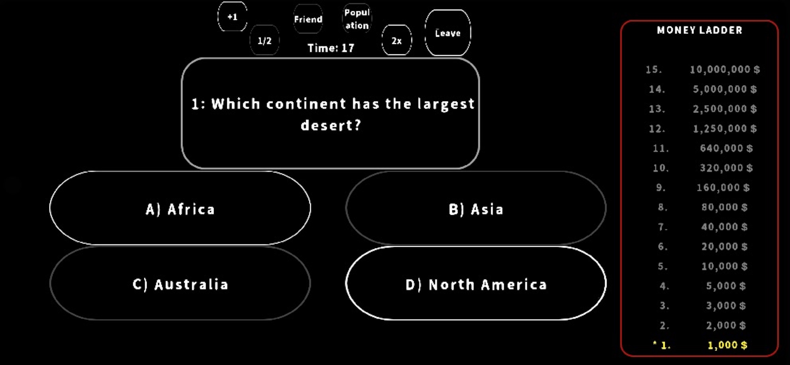 Millionaire Quiz screenshot 7
