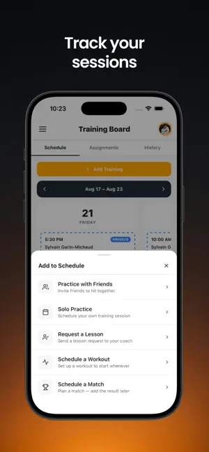 NextSet: Racket Sports screenshot 2