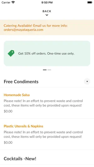 Maya Taqueria screenshot 3