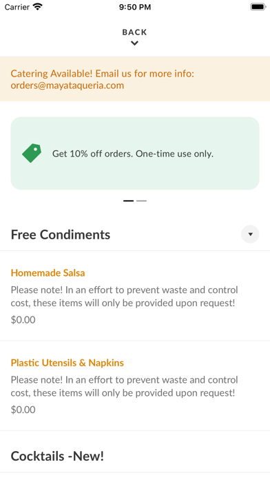 App screenshot