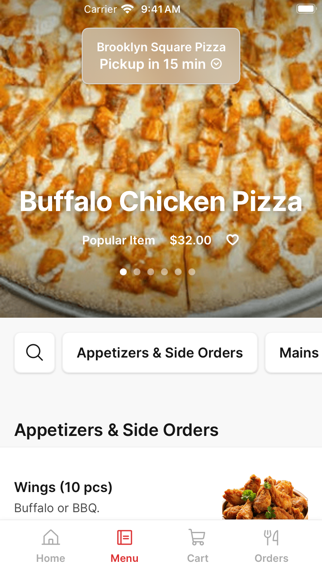 Brooklyn Square Pizza To Go app screenshot 2