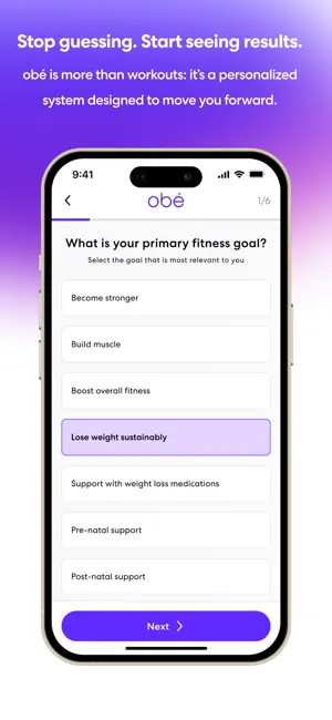 obé | Fitness for women screenshot 2