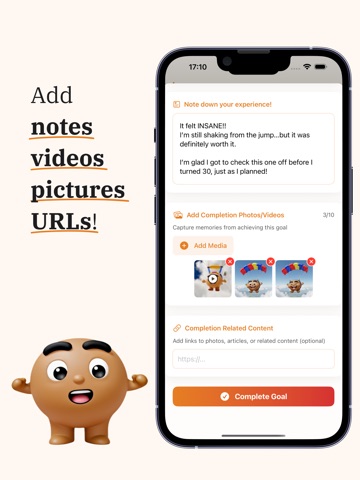 memola: Bucket List iPad screenshot