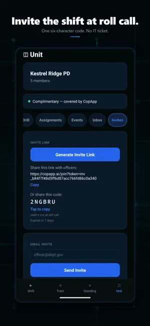 CopApp screenshot 3