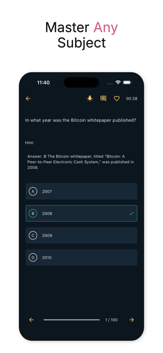 QuizNode AI - Pass Any Test Screenshot 6 of 8
