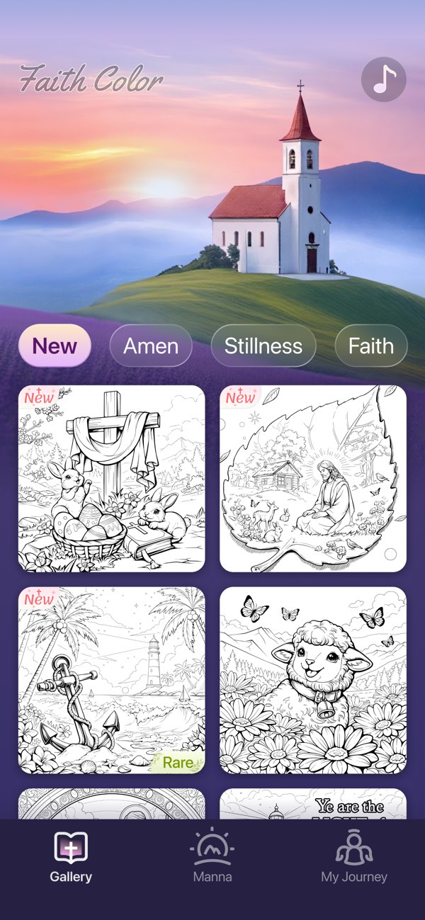 Faith Color-Bible Coloring screenshot 6